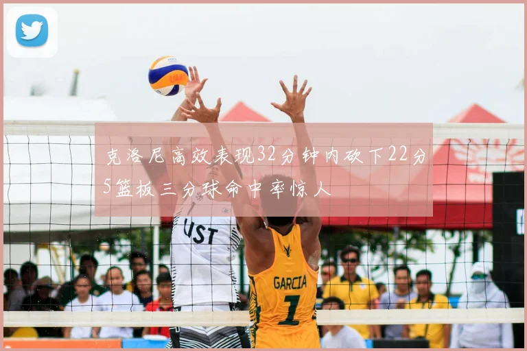 克洛尼高效表现32分钟内砍下22分5篮板三分球命中率惊人